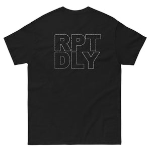 RPT DLY SMILE Black Tee