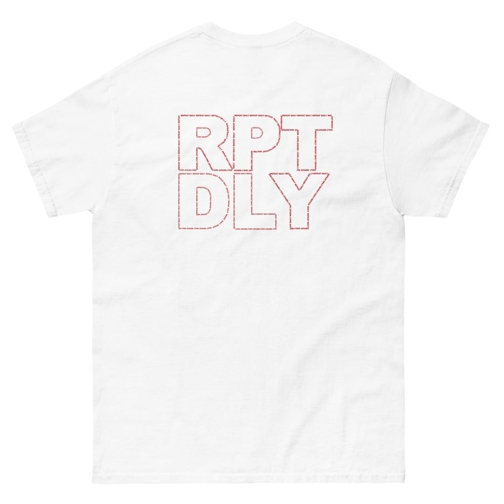 RPT DLY RED SMILE TEE