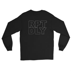 RPT DLY SMILE Black Long Sleeve Shirt