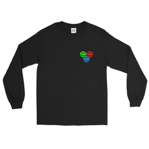 RGB SMILE Black Long Sleeve Shirt