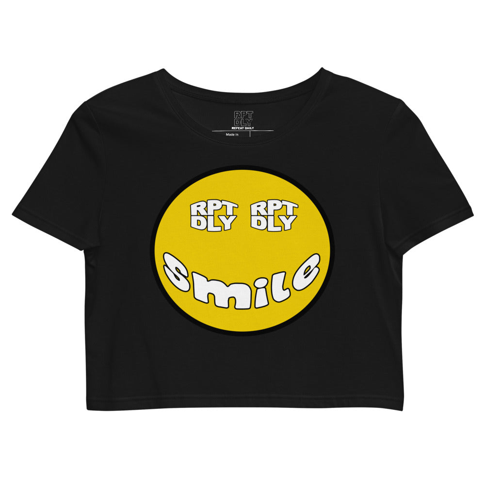 RPT DLY SMILE Organic Crop Top