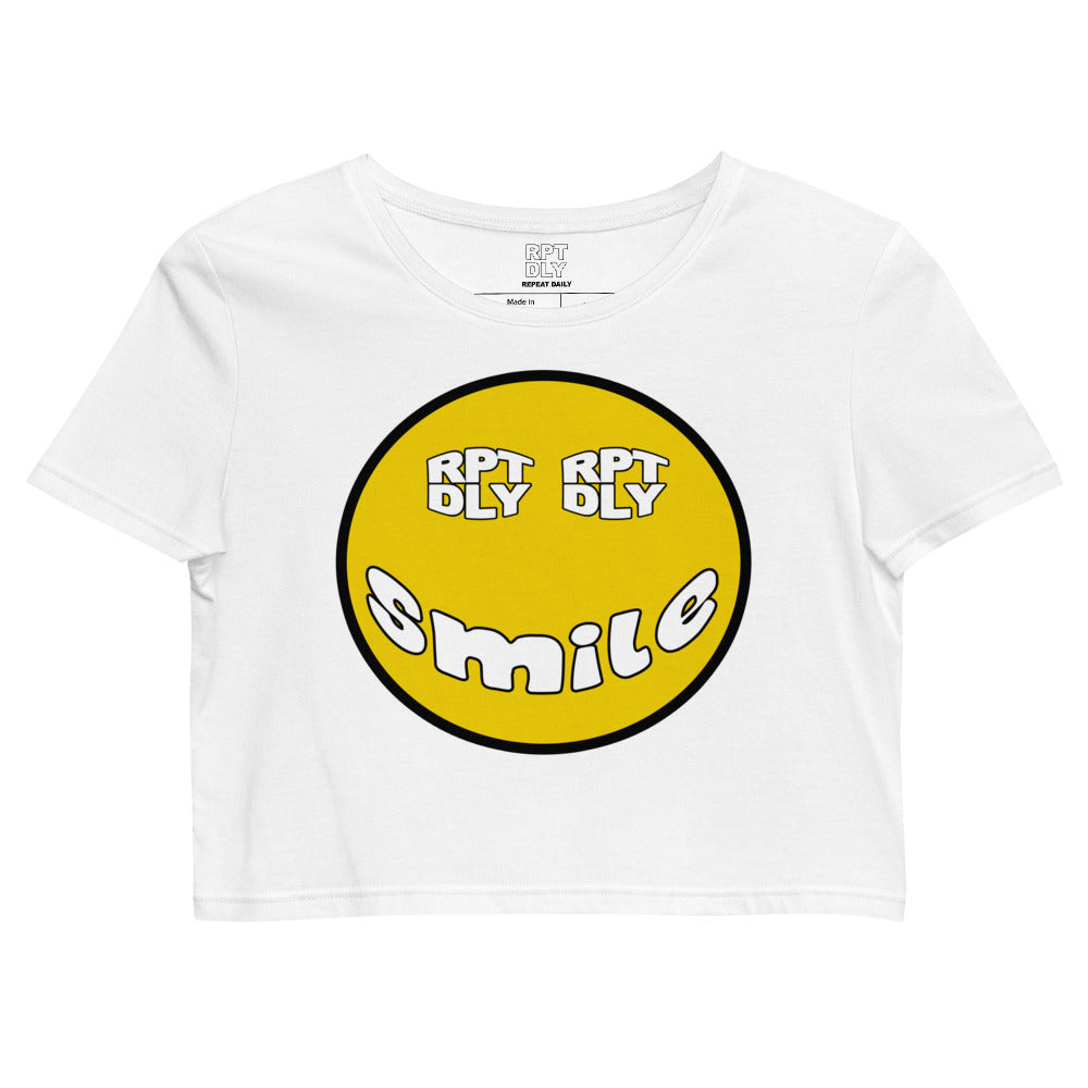 RPT DLY SMILE Organic Crop Top